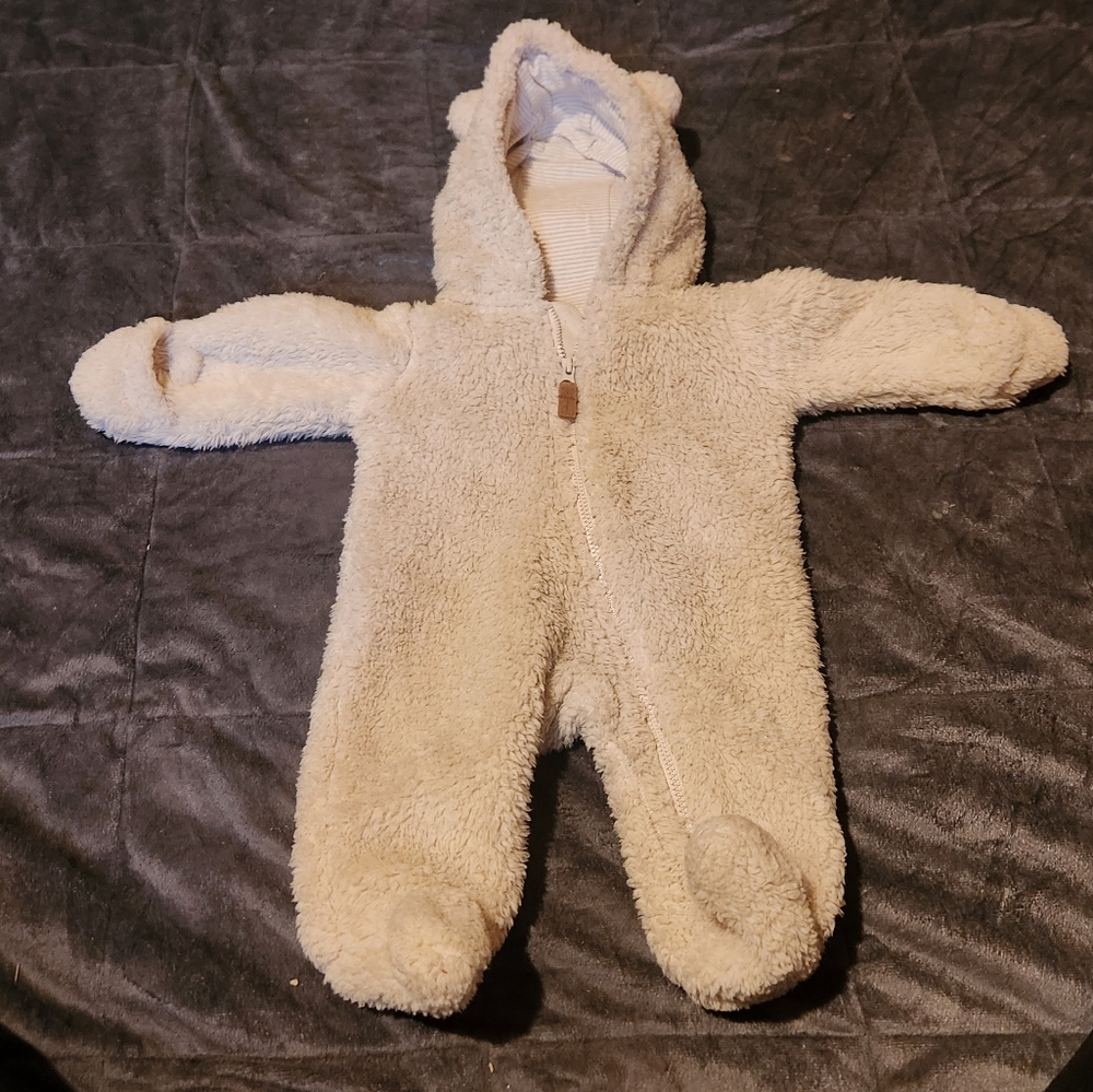 NEWBORN fleece winter onsie